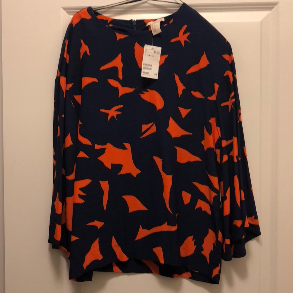 H&M thick dress blouse